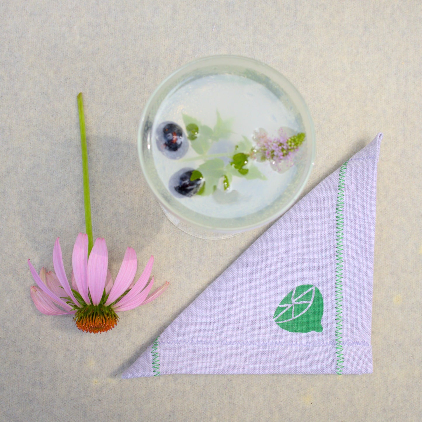 Lilac Cocktail Napkins