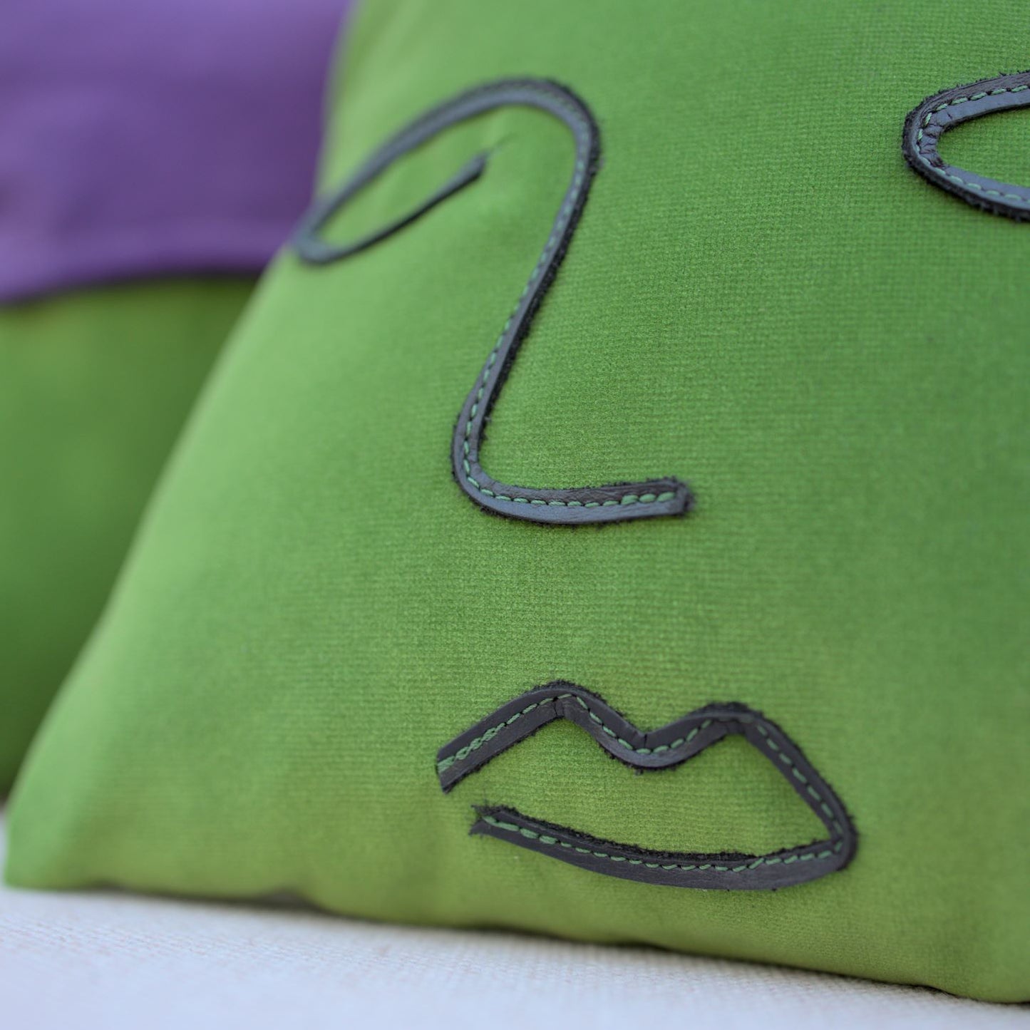 Velvet Face Pillow