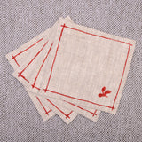 Winterberry Linen Cocktail Napkins