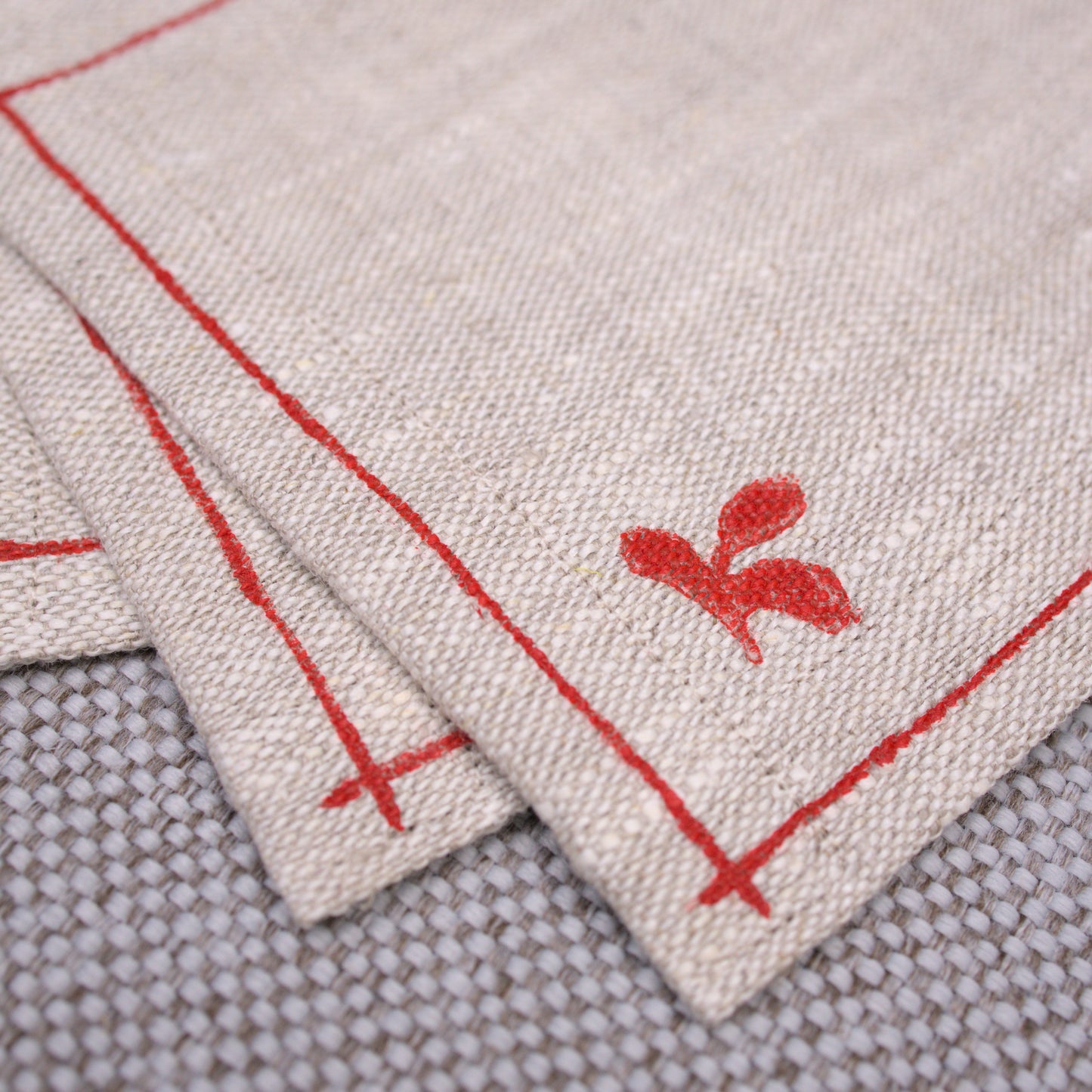 Winterberry Linen Cocktail Napkins