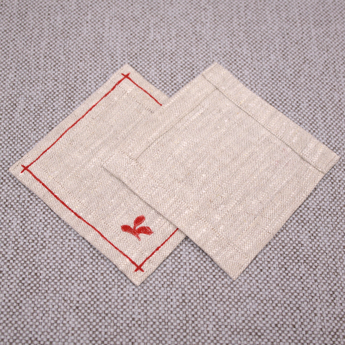 Winterberry Linen Cocktail Napkins